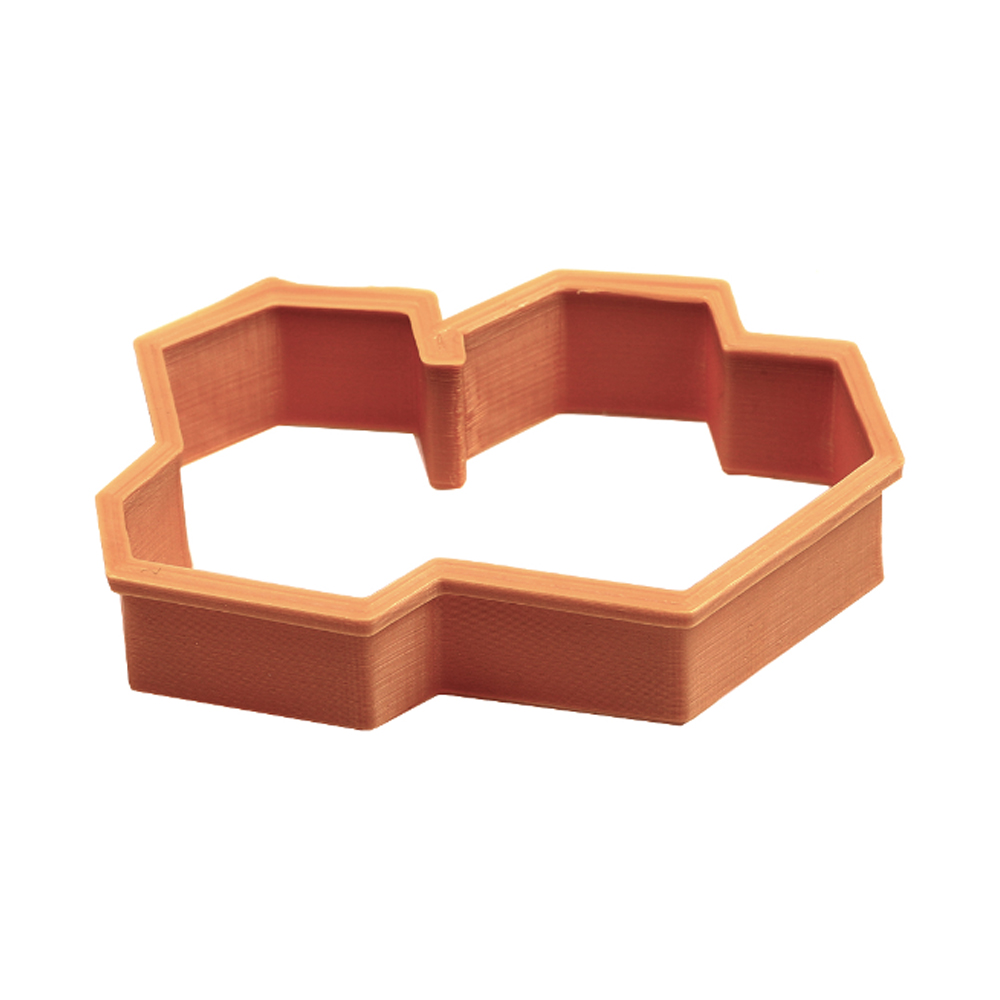 Double Tefillin Cookie Cutter, 3" x 2" x 3/4" H image 2