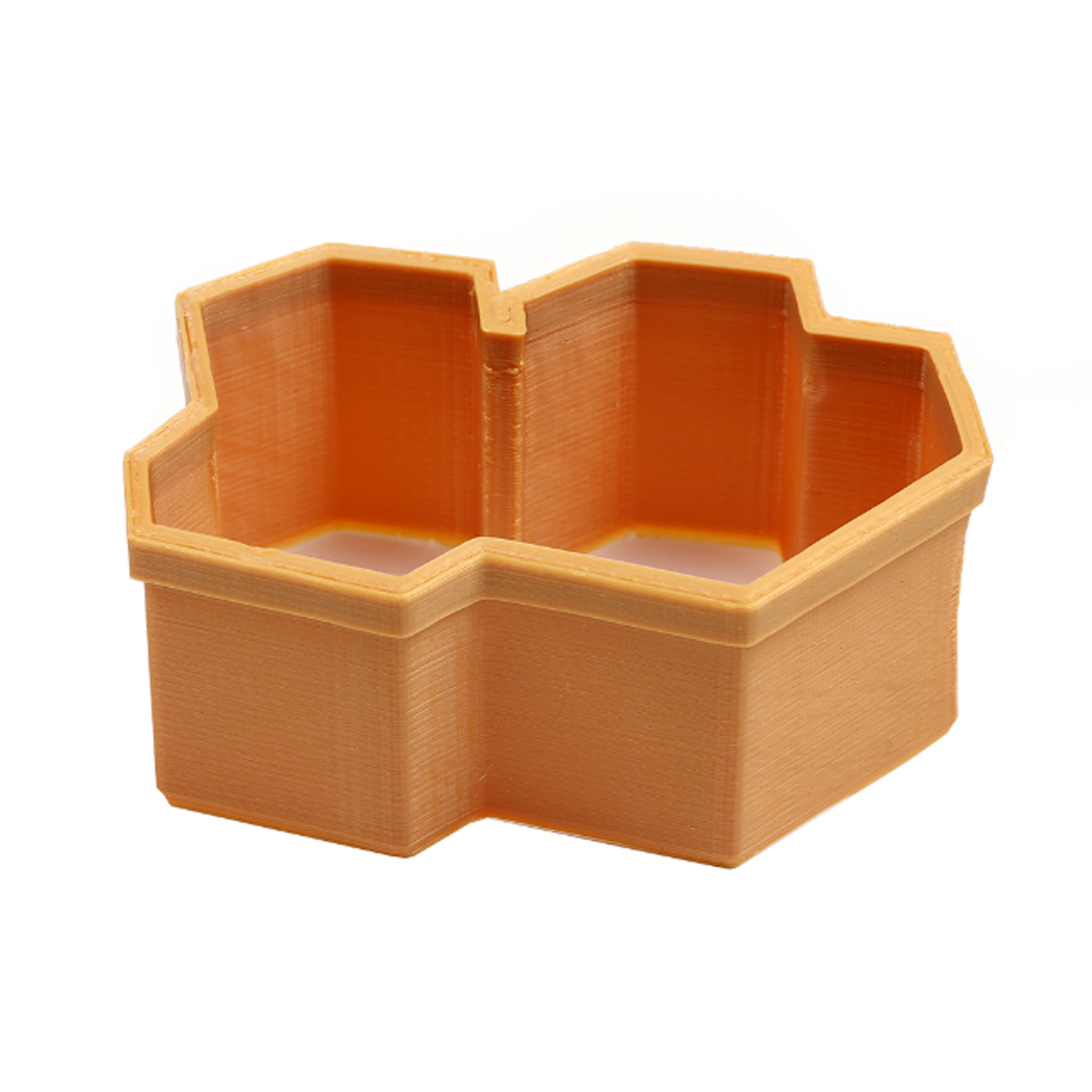 Large Double Tefillin Cookie / Cake Cutter, 3" x 2" x 1 1/2" H image 2