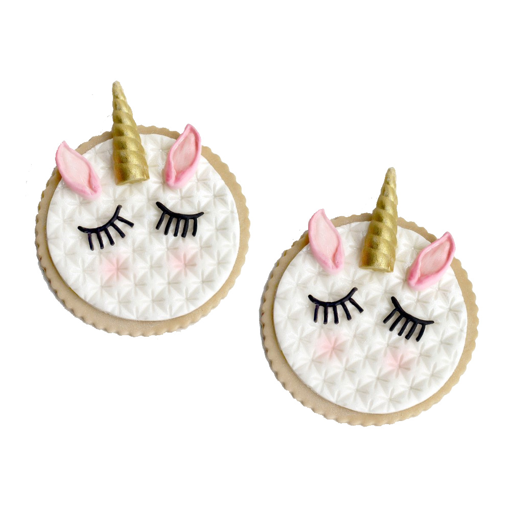 O'creme Unicorn Ears, Horn & Lashes Mold image 1