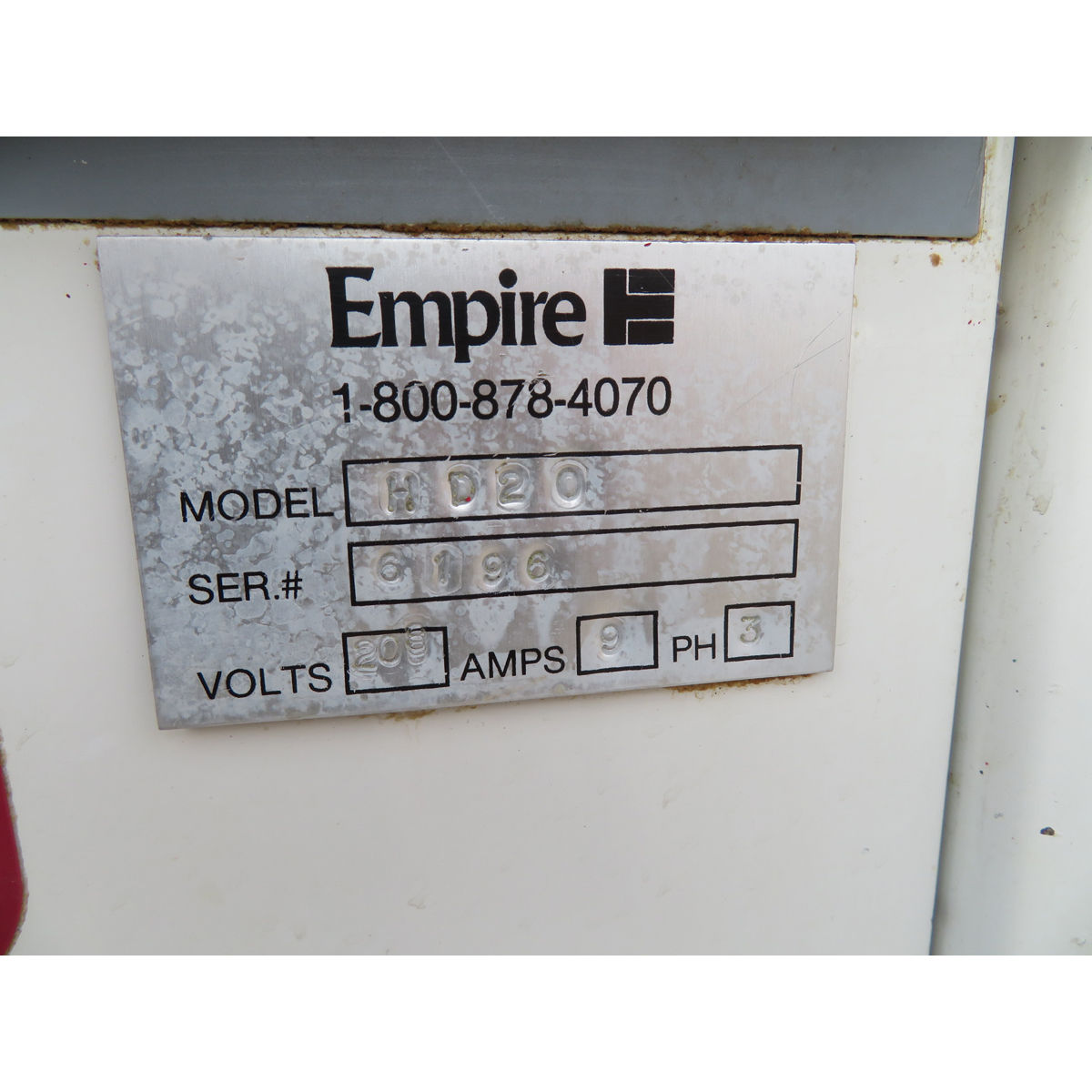 Empire HD20 20 Part Hydraulic Divider, Used Good Condition image 2