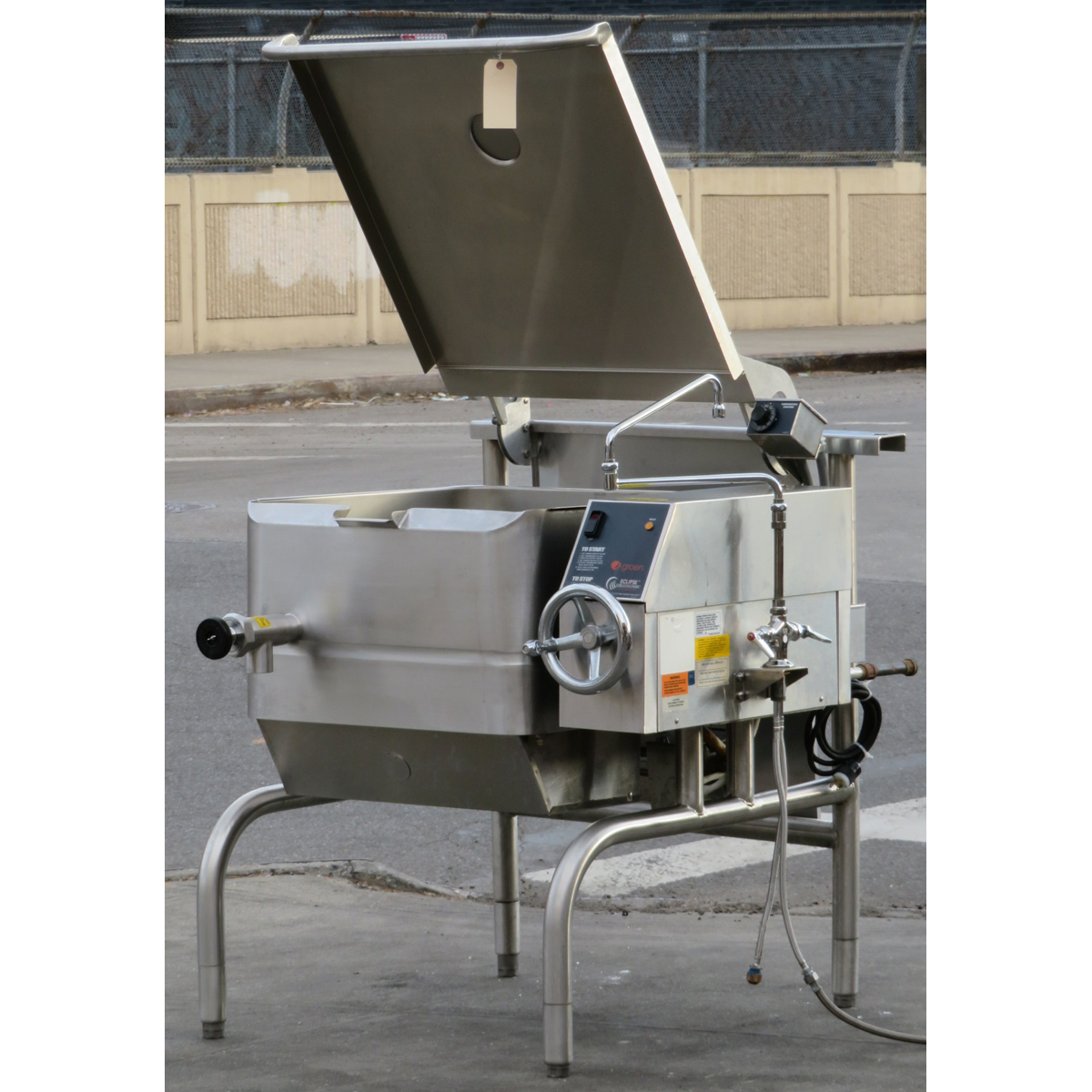 Groen BPM30G 30 Gallon Manual Tilt Skillet, Used Excellent Condition