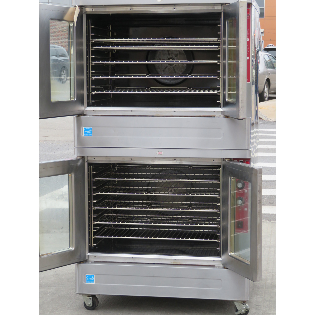 Blodgett zephaire 100 e double standard depth electric convection oven