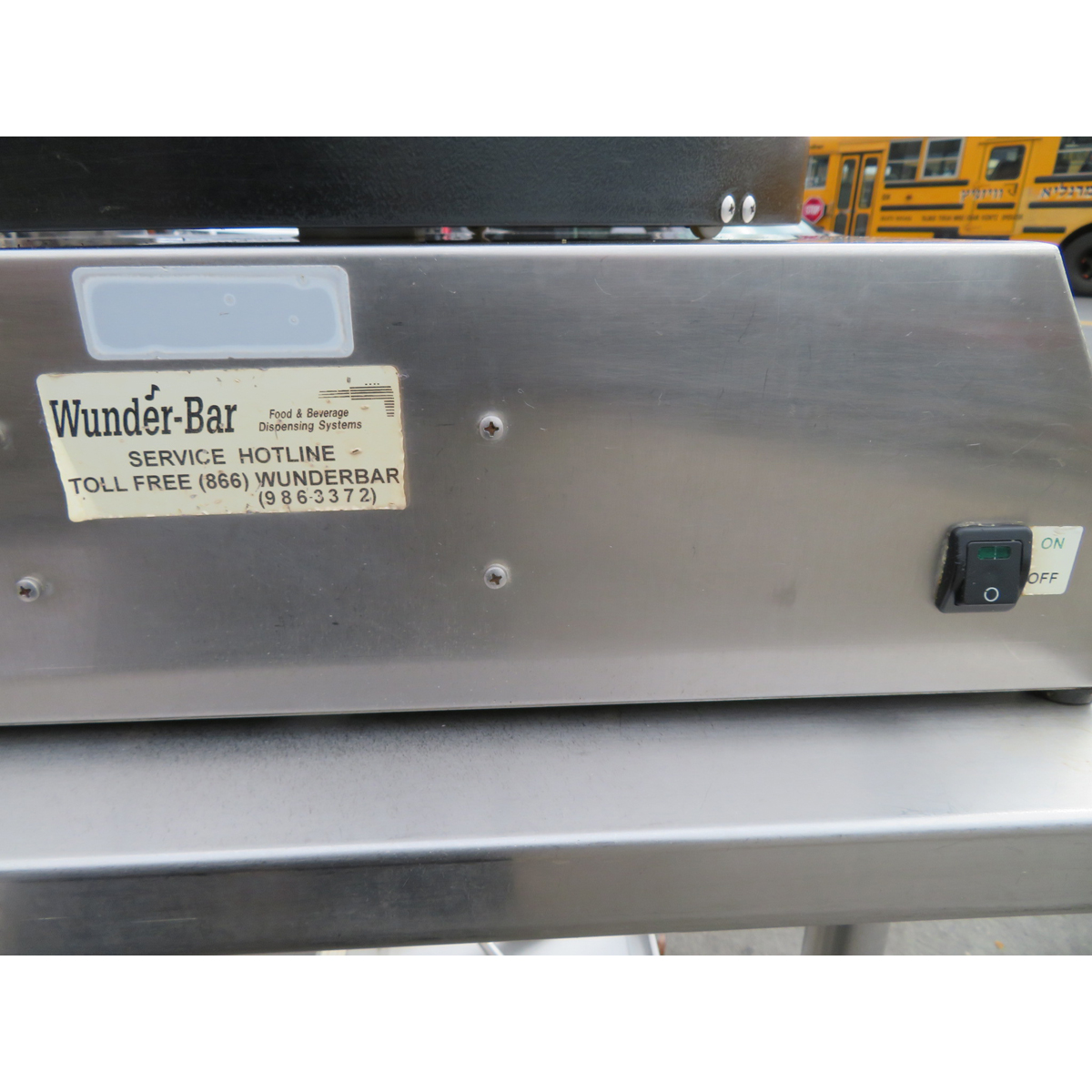 Wunder Bar RSD-1-RTM-(1)-CW-CE Saucer (Pizza Sauce Dispenser), Used Excellent Condition image 3