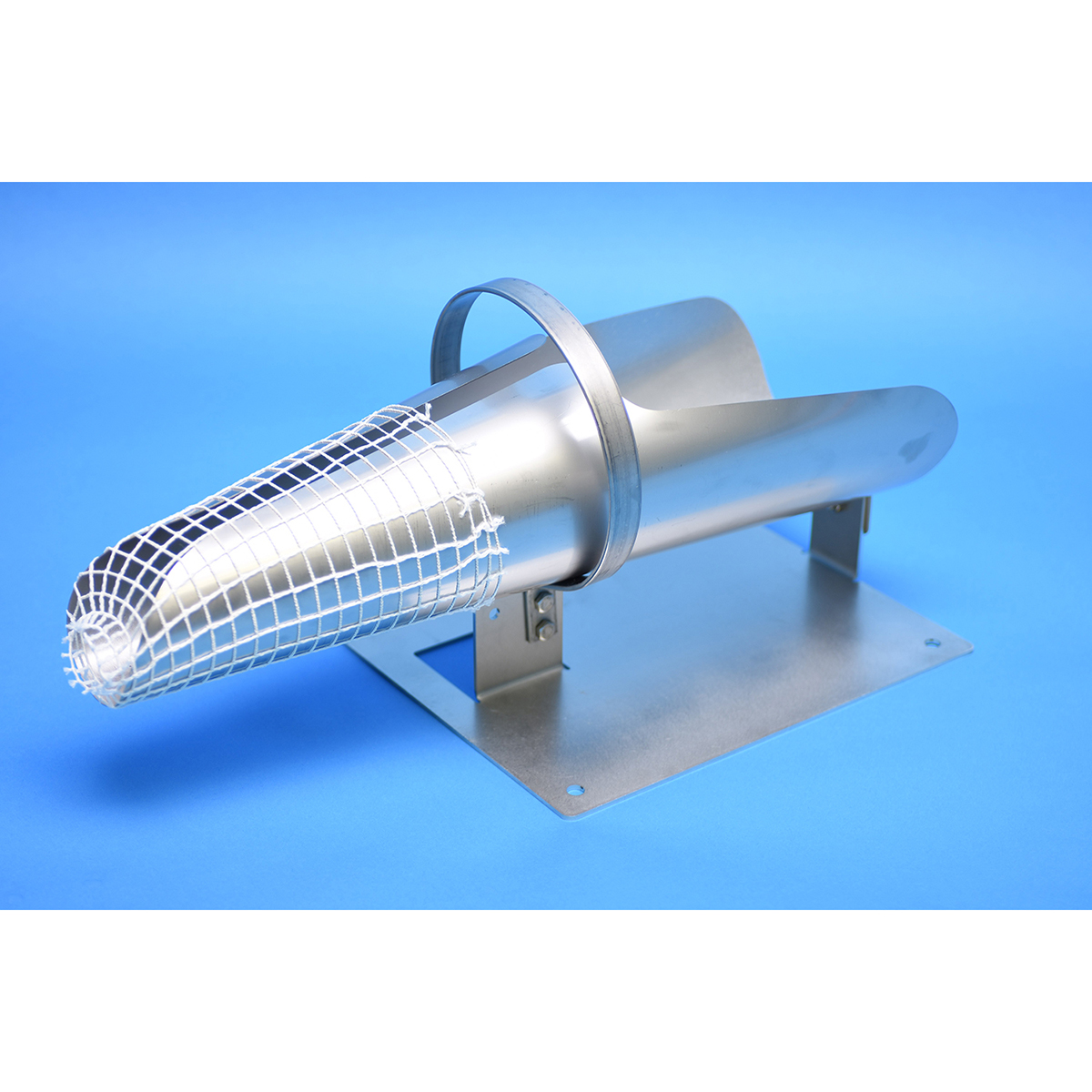 Cone / Stuffing Horn (Meat Horn) All Stainless for Meat Netting, w/Open Front