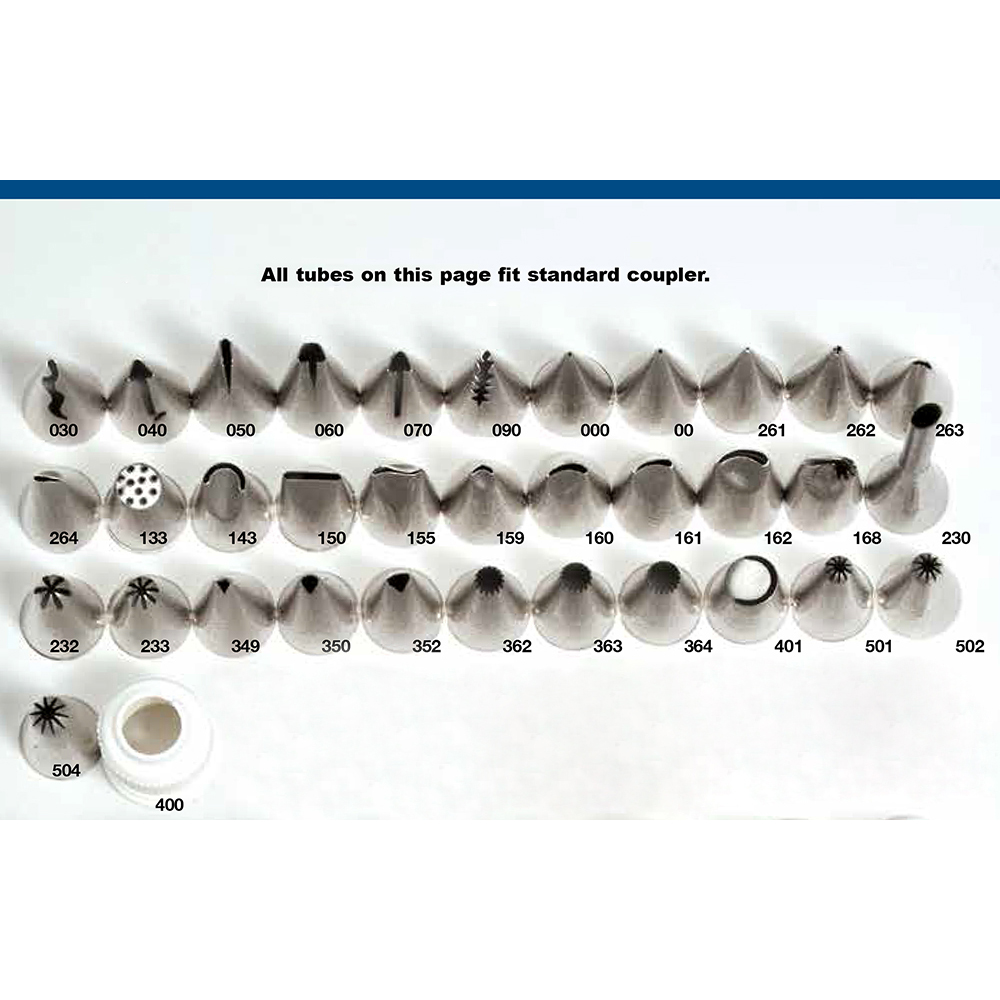 Ateco 400 Standard Coupler Plastic Fits All Standard (Small tips # 1 to 105) Size Tubes image 2