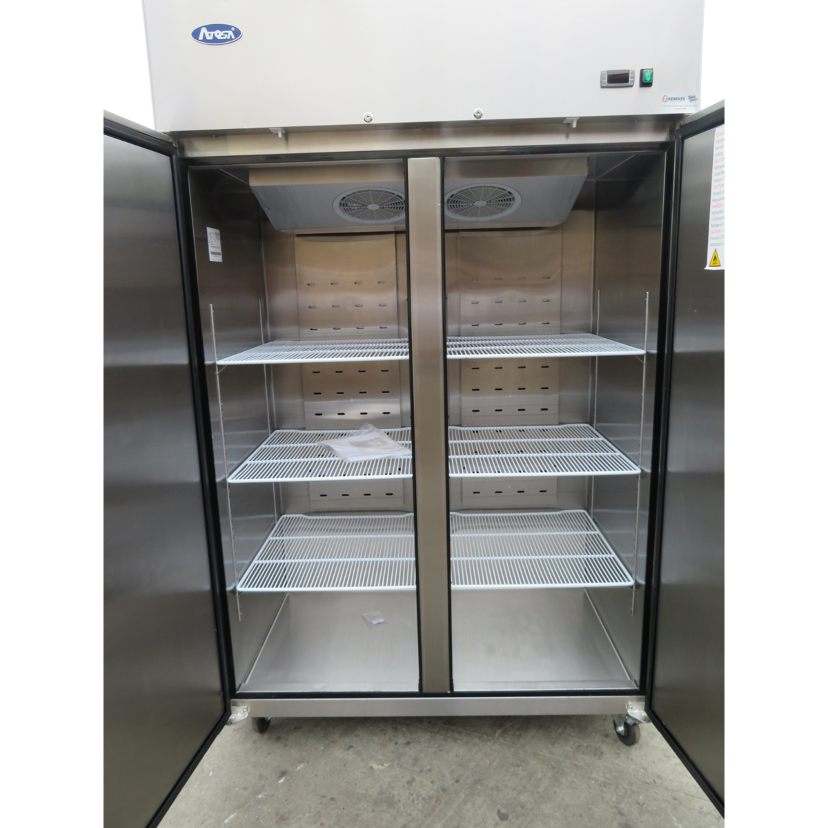 Atosa MBF8005 Refrigerator with 2 Solid Doors, Used as a Demo image 1