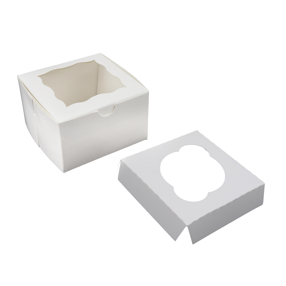 O'Creme White Cardboard Insert for Cupcake, 1 Cavity - Case Of 100 image 1