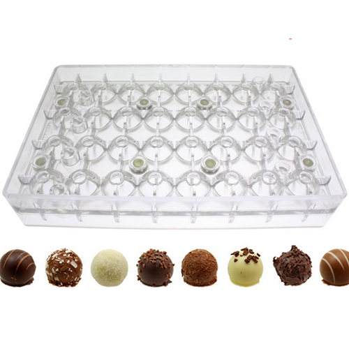 Polycarbonate Bonbon 2 pc. Magnetic Chocolate Mold