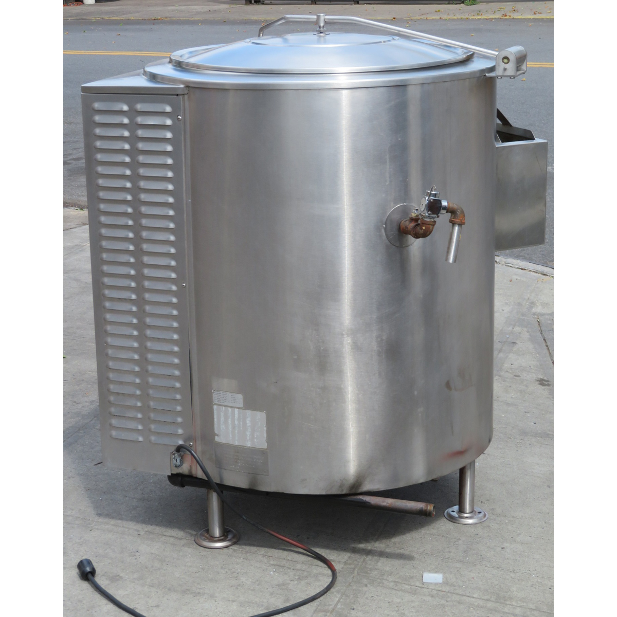 Vulcan VGL60E 60 Gallon Gas Steam Kettle 130,000 BTU, Used Excellent Condition image 2