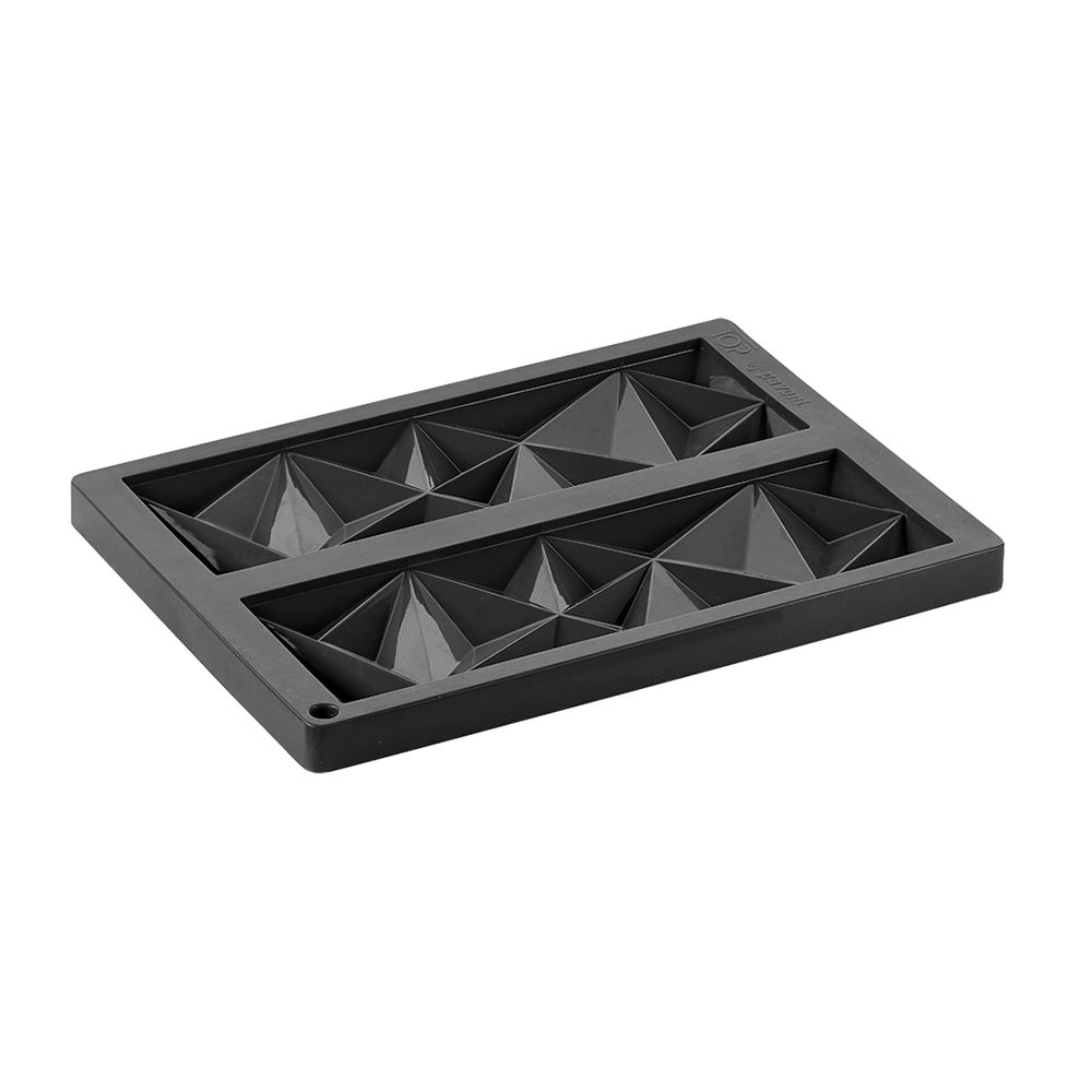 Emmanuele Forcone by Pavoni, Top Decoration Silicone ICEBERG Mold, 210mm x 70mm x 14mm H, 2 Cavities image 1