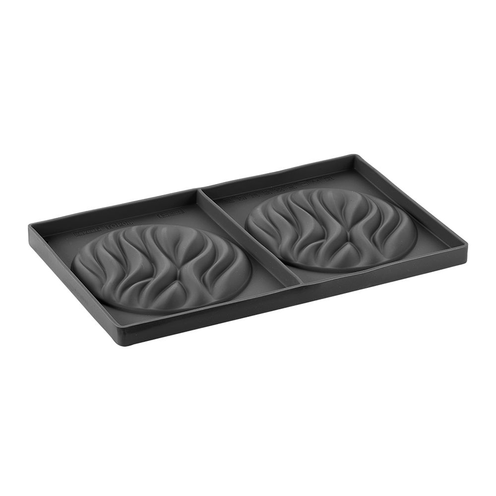Pavoni Top Decoration Silicone RIVER Mold, 135mm Dia. x 15mm H, 2 Cavities image 3