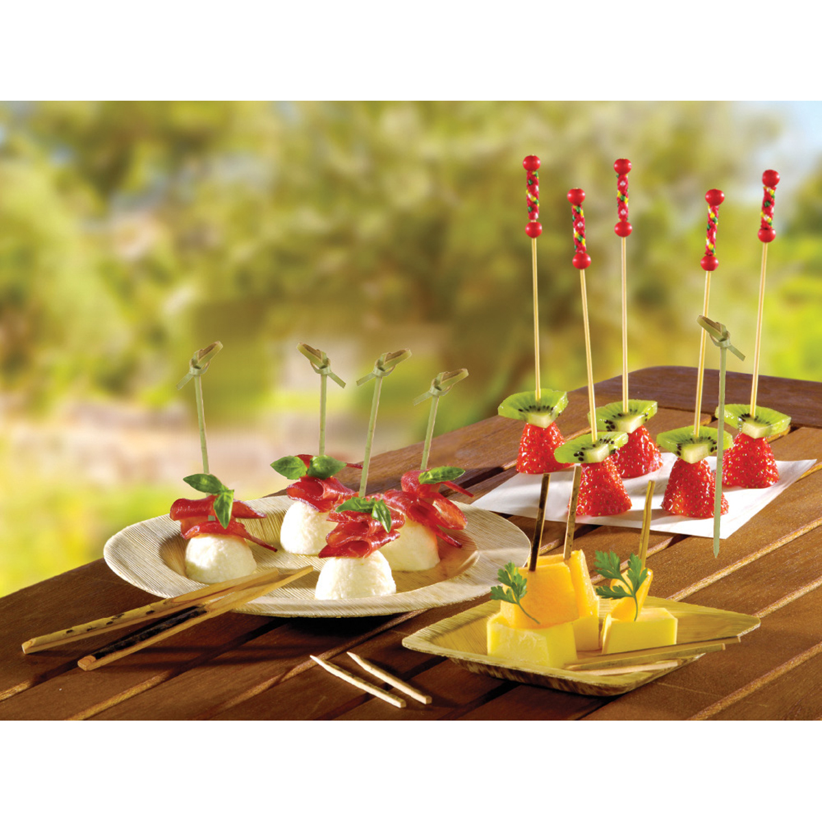 Packnwood Bamboo Knotted Skewer 5.9" - Case Of 2000 image 2