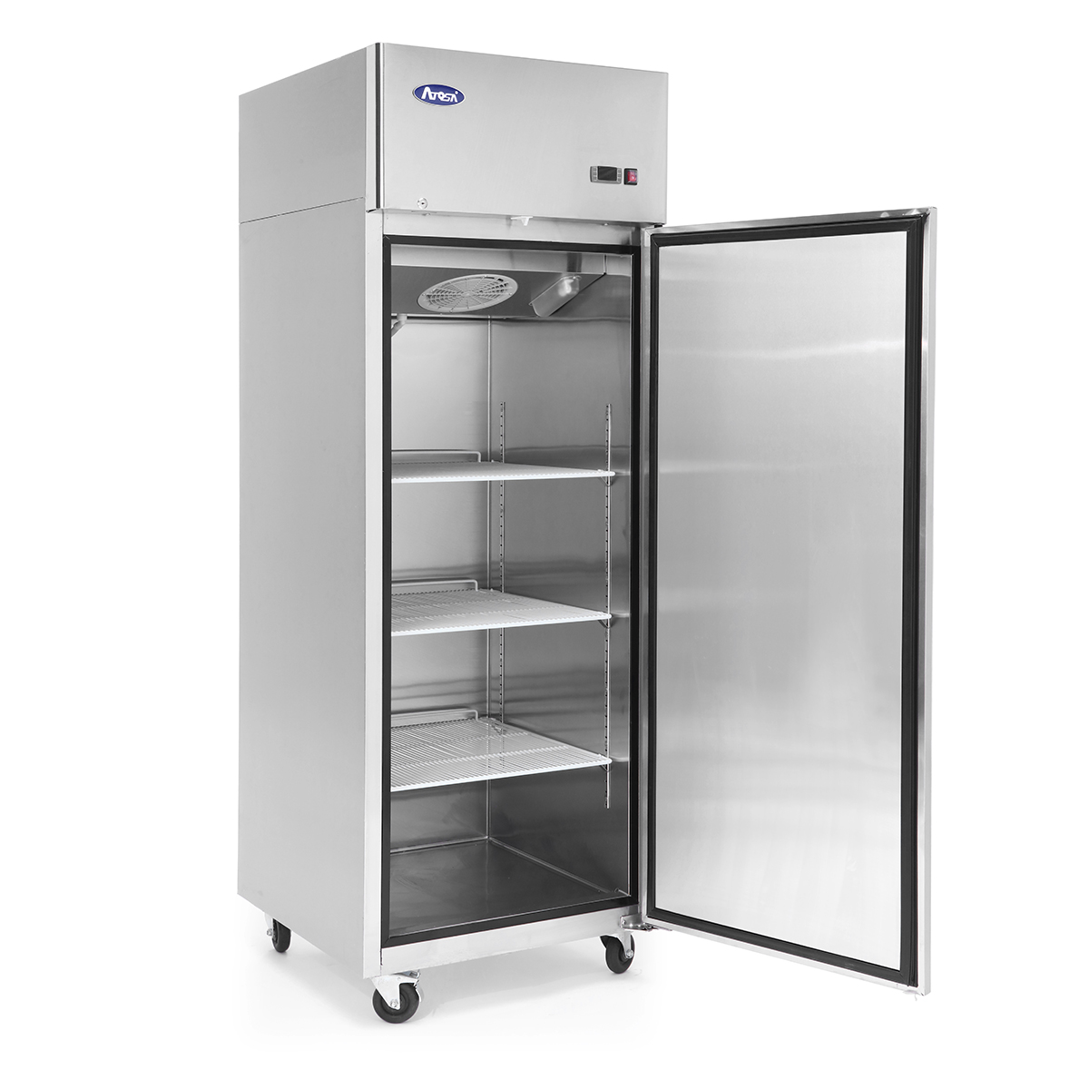 Atosa MBF8001GR Reach-In Top Mount Freezer 28-7/8"W x 31-1/2"D x 82-7/8"H with Locking Solid Door image 1