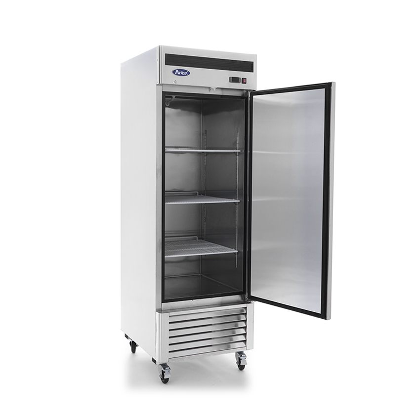 Atosa MBF8505GR Reach-In Bottom Mount Refrigerator 27"W x 31-1/2"D x 83-1/8"H with Locking Solid Door image 1