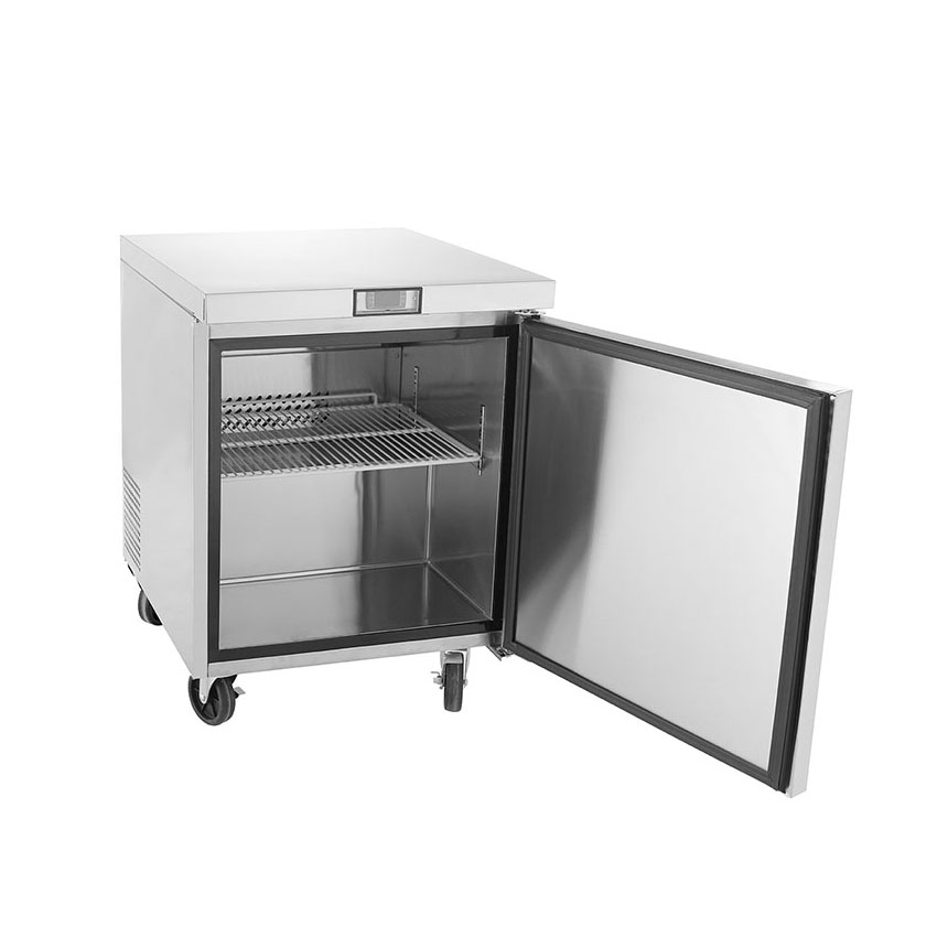 Atosa MGF8401GR Rear Mount Undercounter Refrigerator 27-9/16"W x 30"D x 34-1/8"H with Solid Door image 1