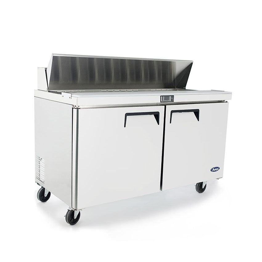 Atosa MSF8303GR Two Door Sandwich Prep Table 60-1/4"W, 17.2 Cu. Ft. image 1