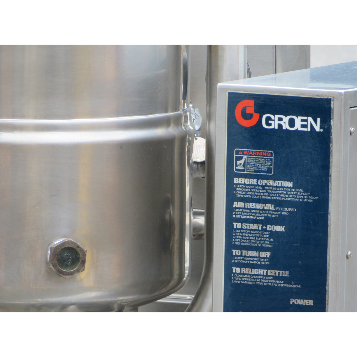 Groen TDH/40 40 Gallon Natural Gas Kettle, Used Excellent Condition image 1
