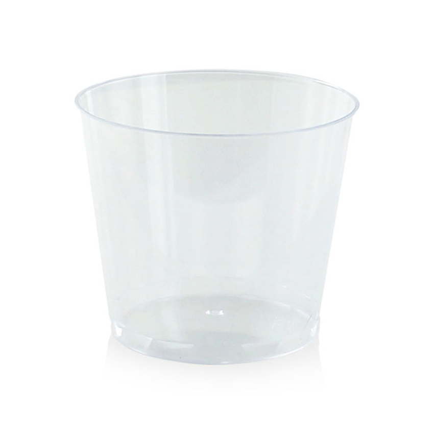 Packnwood Clear Mini Plastic Cup, 6 oz., 2.9 Dia. x 2.5 H