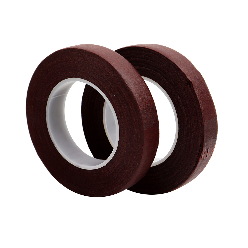 Floral Tape 1/2 Wide, Brown Pack of 2 Florist Wire and Tape
