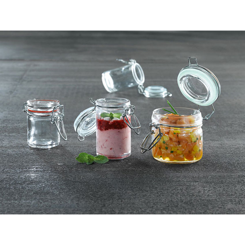Packnwood Mini Glass Seal Jars, 2.7" Dia. x 4.5" - Case of 24  image 4