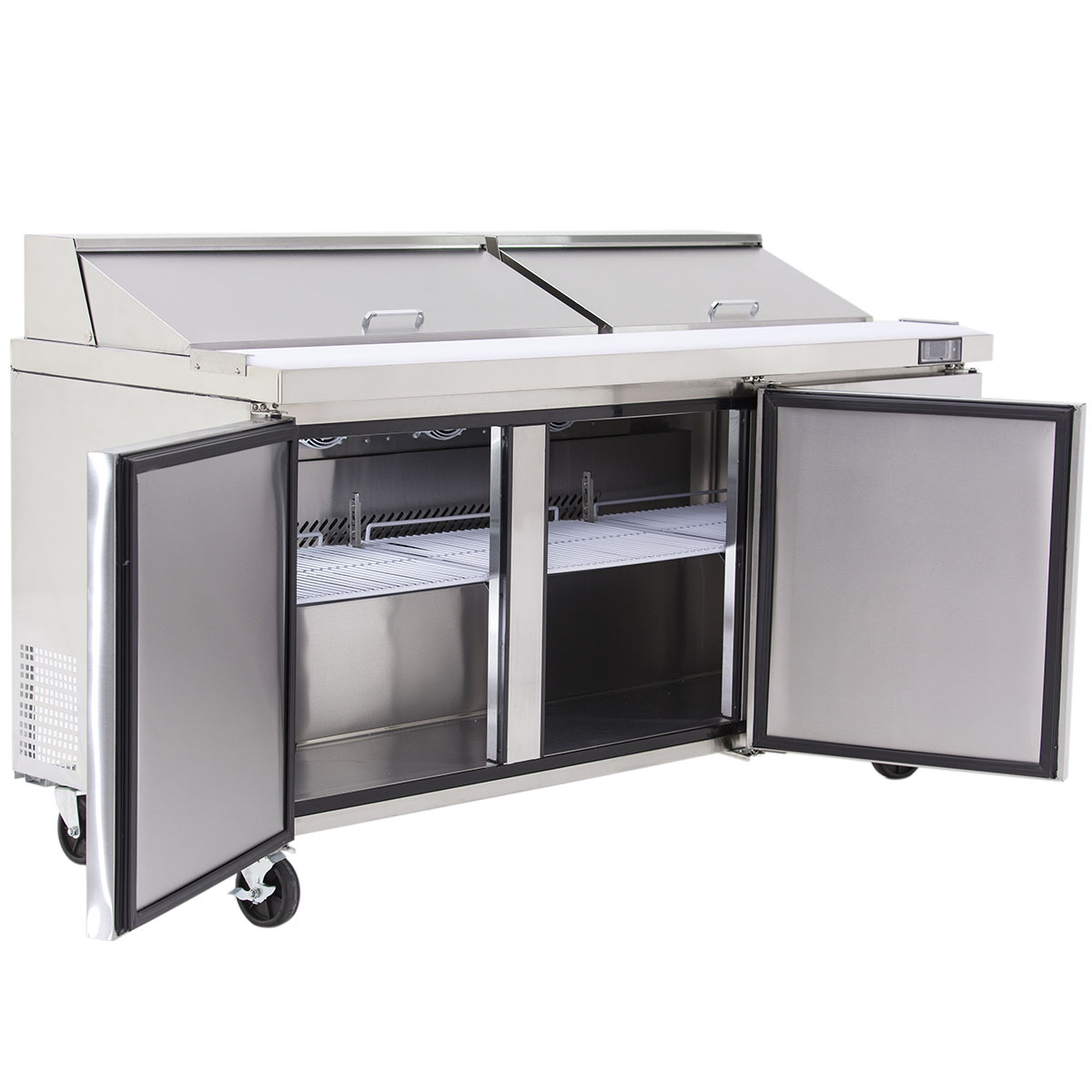 Atosa MSF8304GR Three Door Sandwich Prep Table 72-11/16"W, 21.13 Cu. Ft. image 2