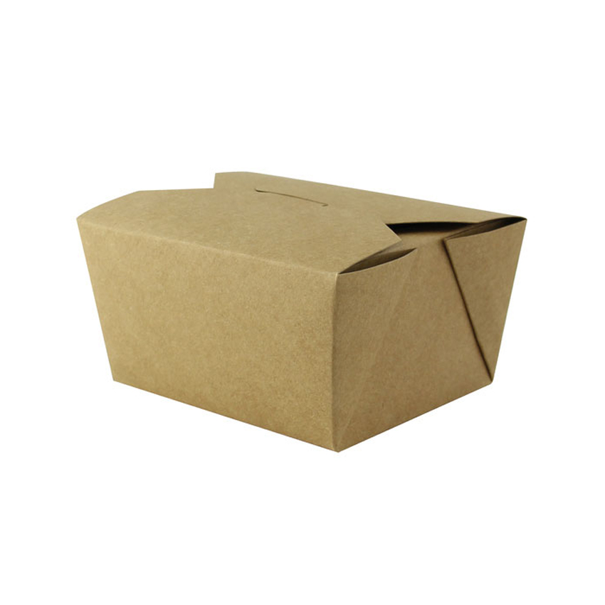 Packnwood Kraft Meal Box, 22 oz, 5.1" x 4.1" x 2.6" H, Case of 450 image 3