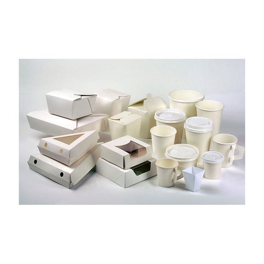 Packnwood White Meal Box, 5.1" x 4.1" x 2.5" H, Case of 450 image 1