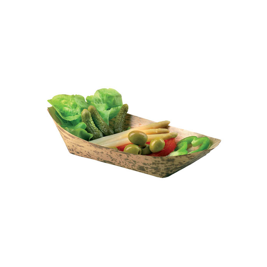 Packnwood Bamboo Leaf Boat, 12 oz, 8" x 4.2" x 1.8" H, Case of 1200 image 1