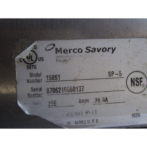 Merco Savory Rotisserie Oven Model # SP5 (Used Condition) image 7