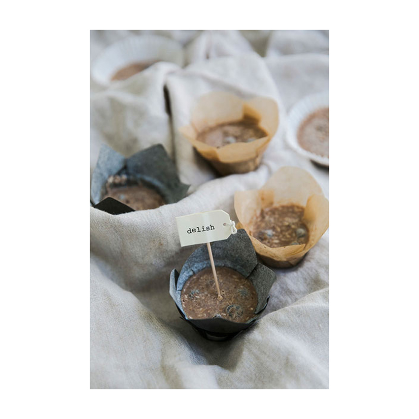 Packnwood Black Tulip Baking Cups, 3 oz., 1.5" Dia., Case of 1200 image 1