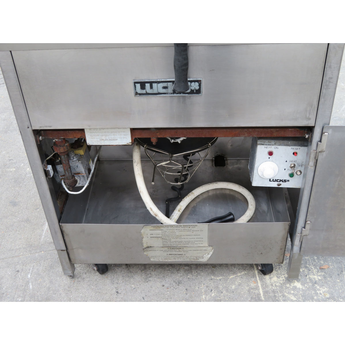 Lucks G2424 24x24 Donut Fryer, Used Very Good Condition image 3