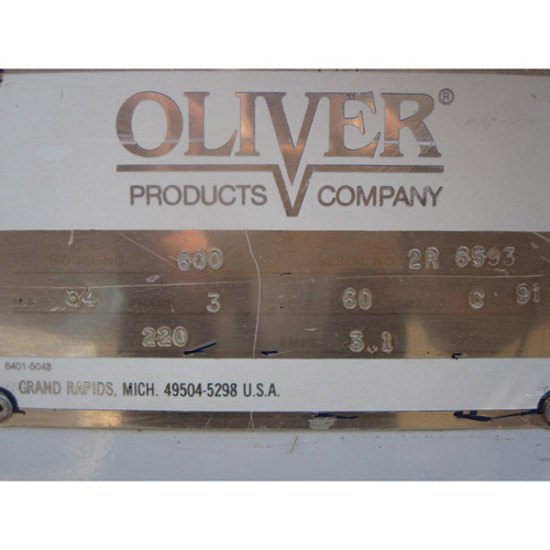 Oliver French Bread Molder Used Model 600 Very Good Condition image 6