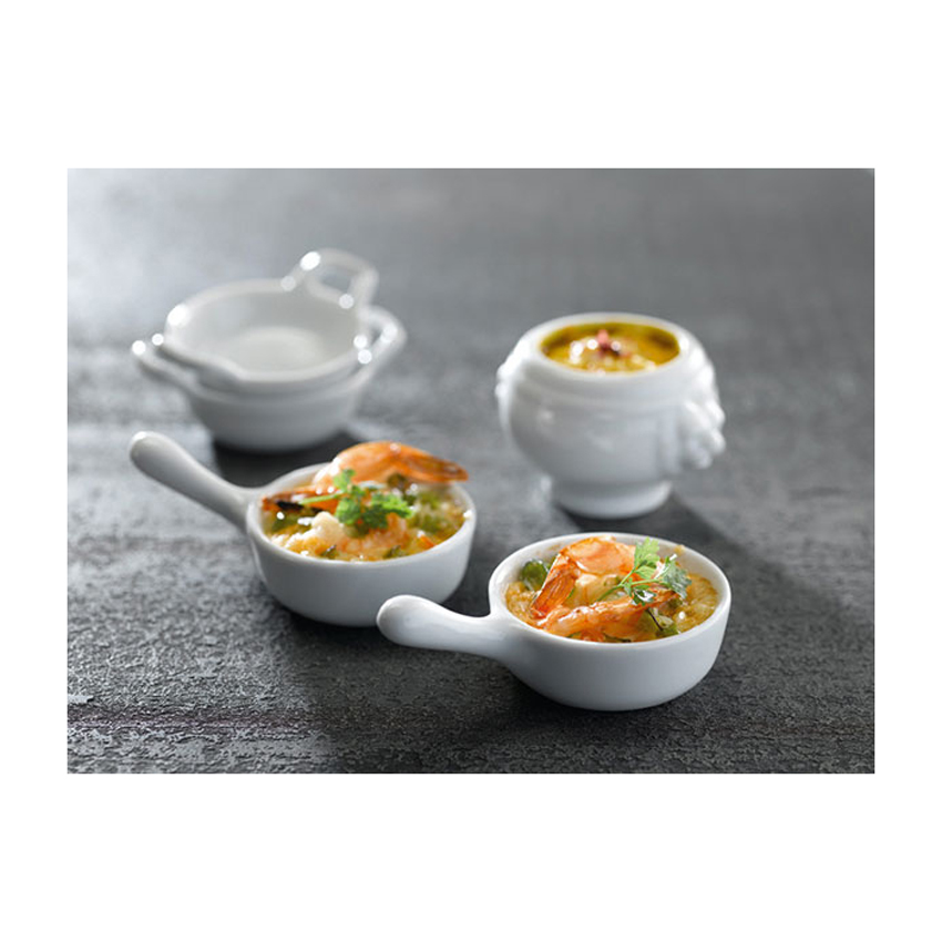 Packnwood Cook Mini Porcelain Saucepan, 1 oz., 2.5 Dia. x 1.5" H, Case of 24 image 1