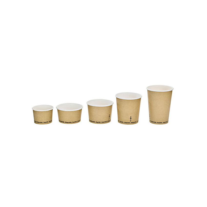 Packnwood Biodegradable Soup Cups, 24 oz., 4.5" Dia. x 4.4" H, Case of 500 image 2
