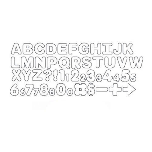 Wilton 50-Piece ABC & 123 Cookie Cutter Set