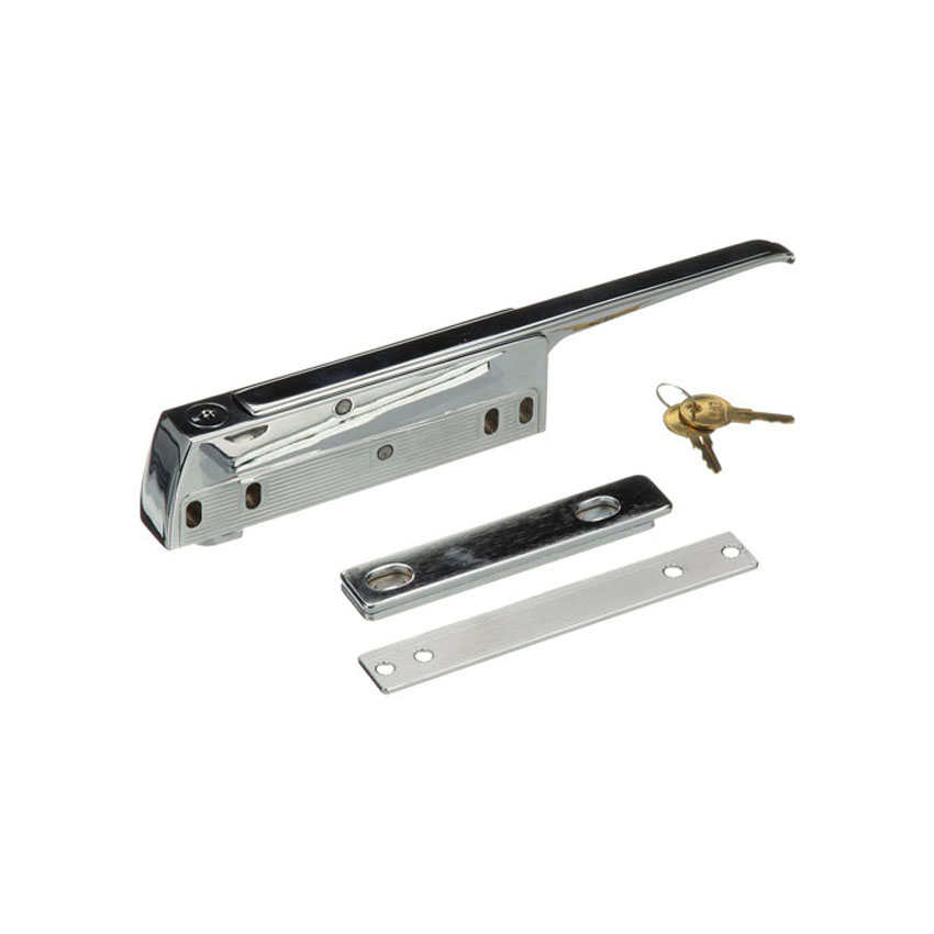 Kason 11-1/2 Magnetic Door Latch with Lock and Strike Latches, Locks ...