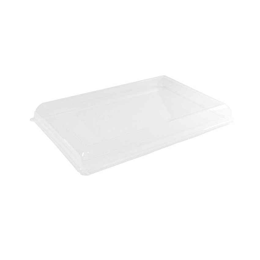Packnwood Eco-design Sugarcane Compartment Tray with Lid, 15.75" x 10.63" x 1.10" H, Case of 100 image 5
