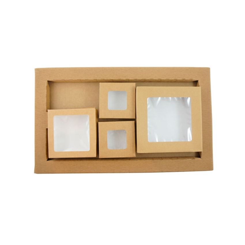 Packnwood Kraft Meal Tray And Kray Box Lunchbox, Case of 250 image 1