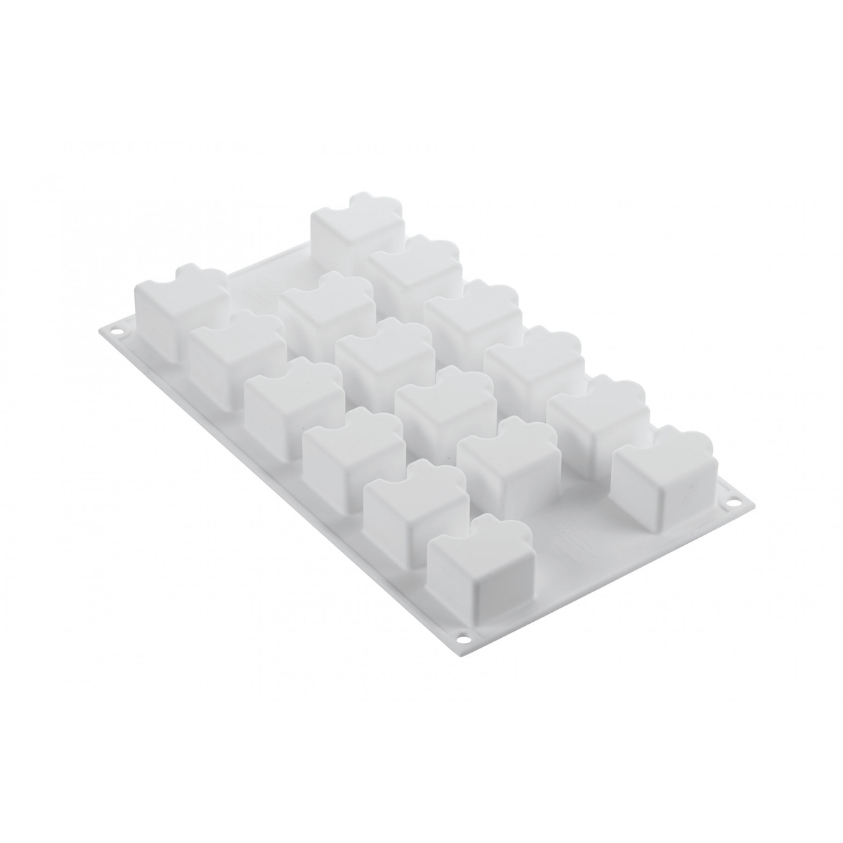 Silikomart "PUZZLE 30" Flexible Baking & Freezing Mold, 1.1 Oz., 16 Cavities image 6