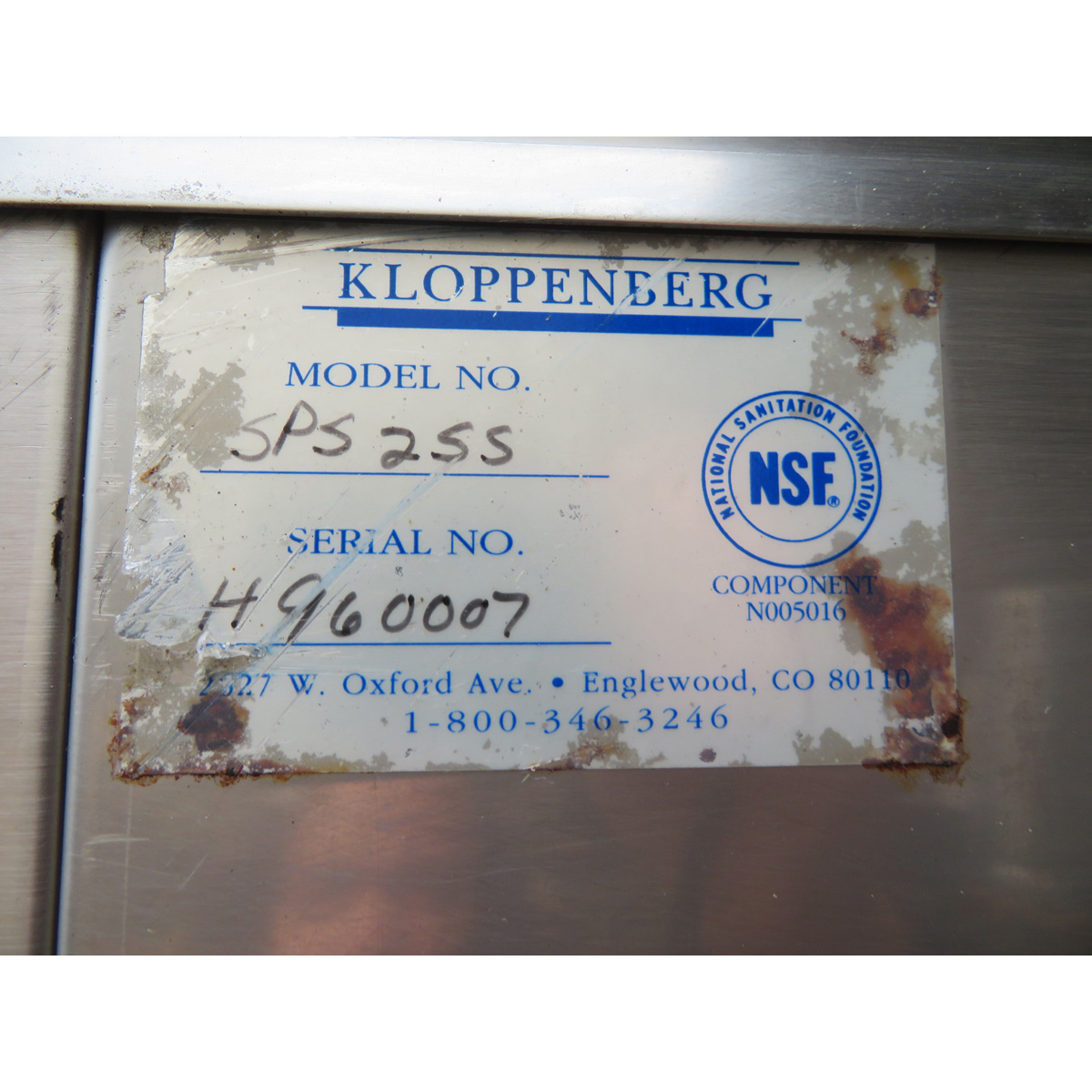 Howe 2000RL 1 Ton Ice Flaker on Kloppenberg Bin System, Used Excellent Condition image 8