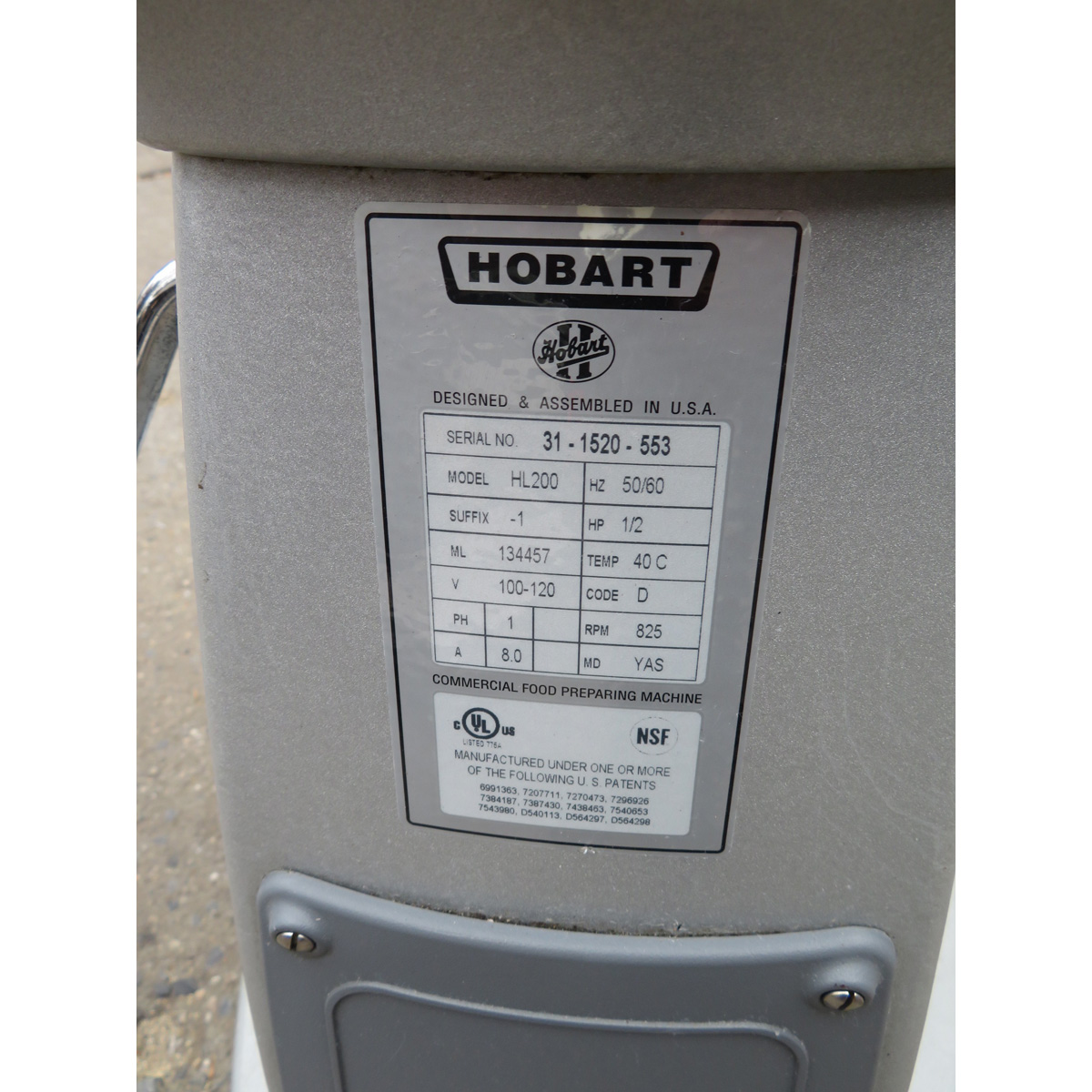 Hobart 20 Quart HL200 Legacy Mixer, Used Excellent Condition image 2