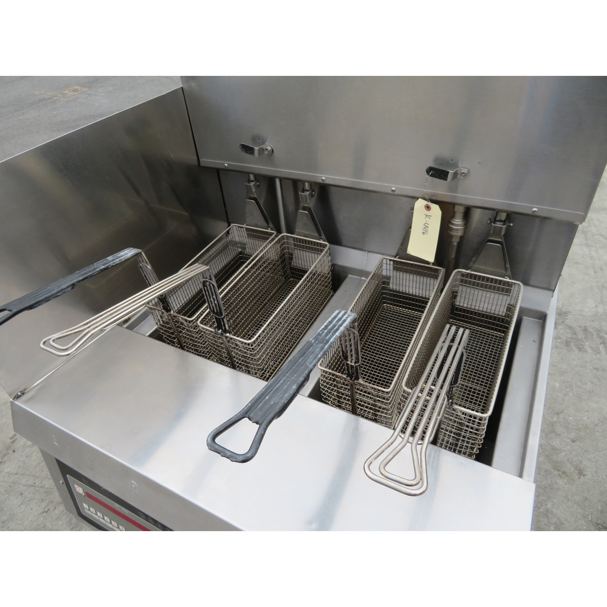 Henny Penny OGA-322 Natural Gas 2 Bank Fryer, Used Great Condition image 1