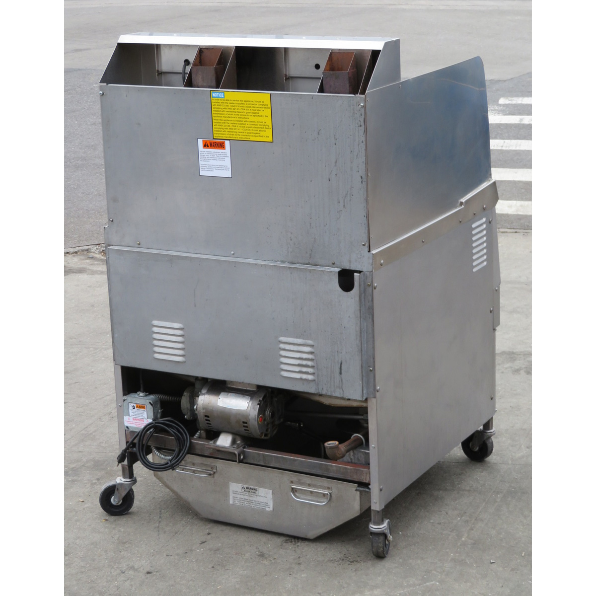 Henny Penny OGA-322 Natural Gas 2 Bank Fryer, Used Great Condition image 4
