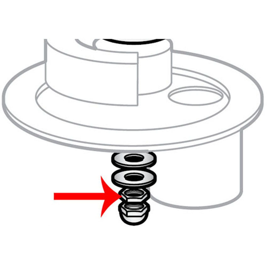 Special Nut For Hobart Mixers A120 A200 OEM # 10928-2 image 1