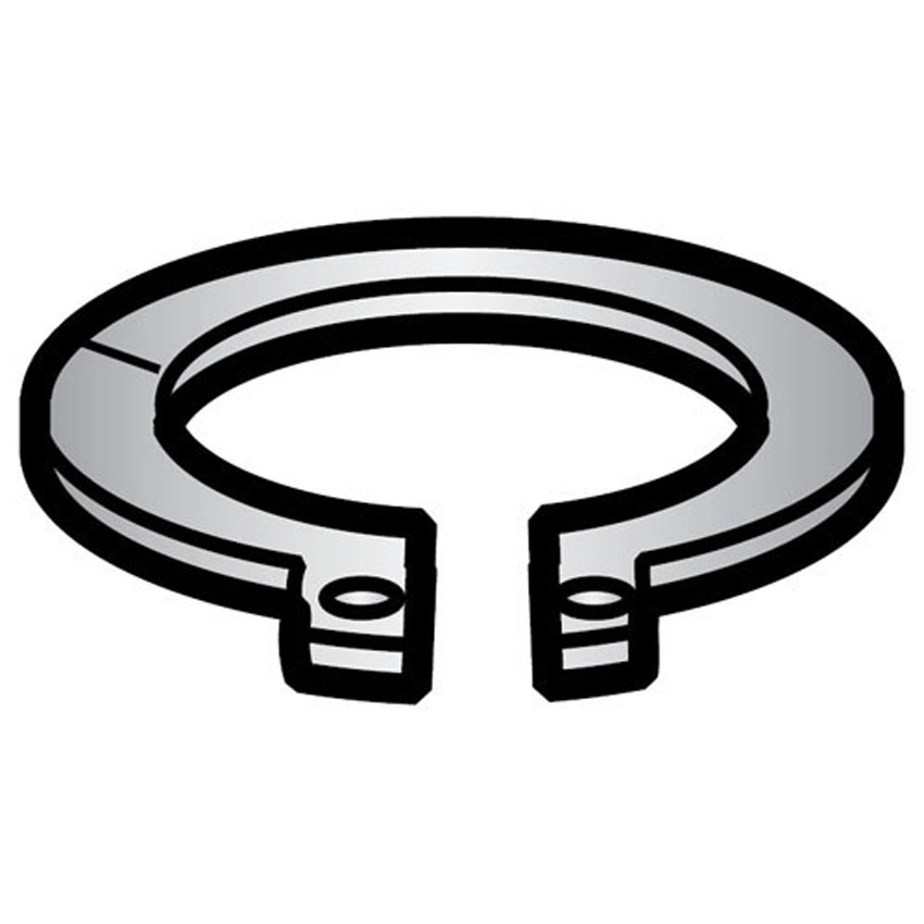 Upper Agitator Shaft Retaining Ring For Hobart Mixers OEM # RR-4-6 - Pack of 2 image 1