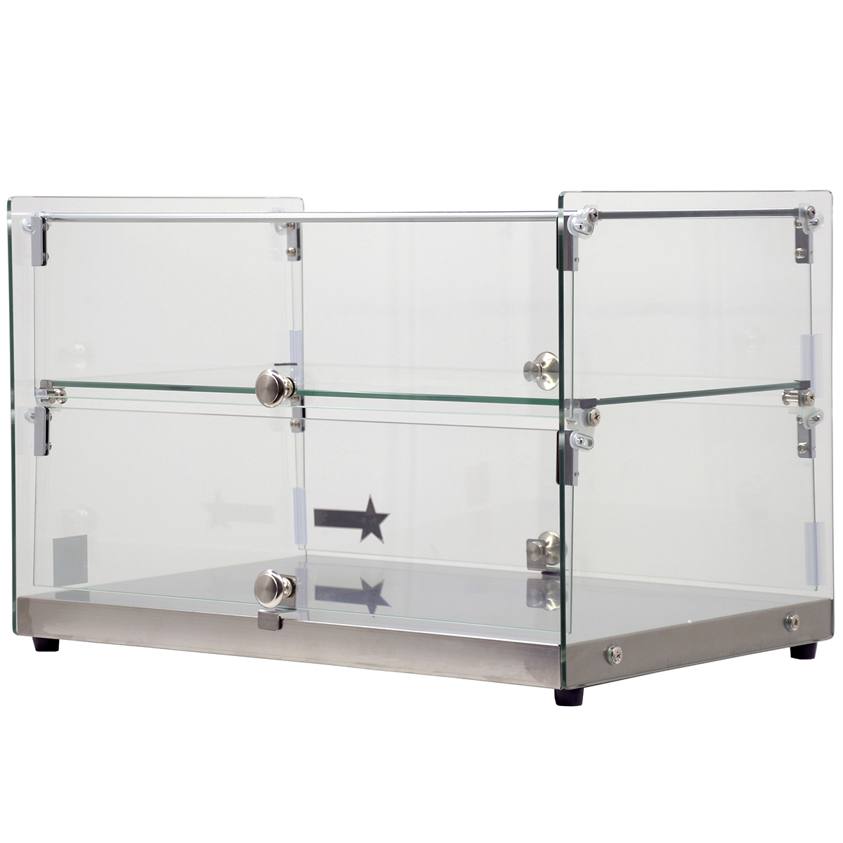 Omcan 44373 Countertop Food Display Case w/Square Front Glass, 22"W, 50 L Capacity image 2