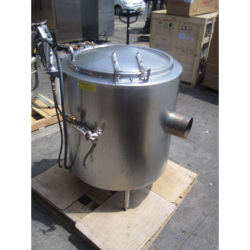 Groen Steam Jacketed Gas Floor Kettle Model # AH/1E-40 - Used Condition image 3