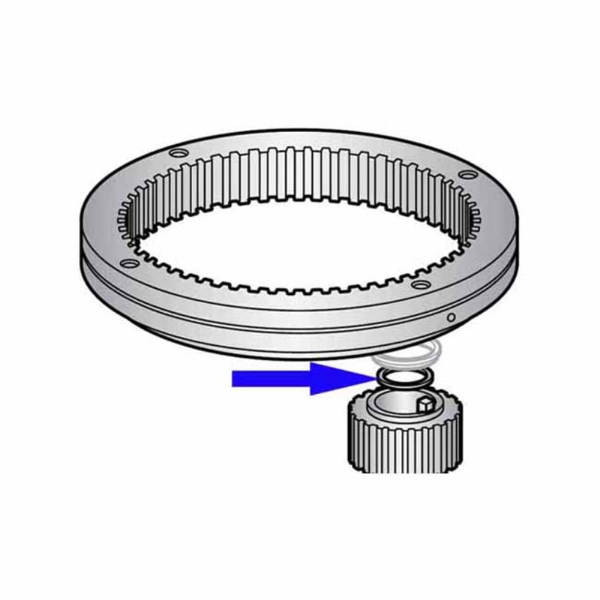 Agitator Shaft Retaining Ring For Hobart Mixer Planetary Units H600, L800, M802 OEM # RR-005-08 image 1