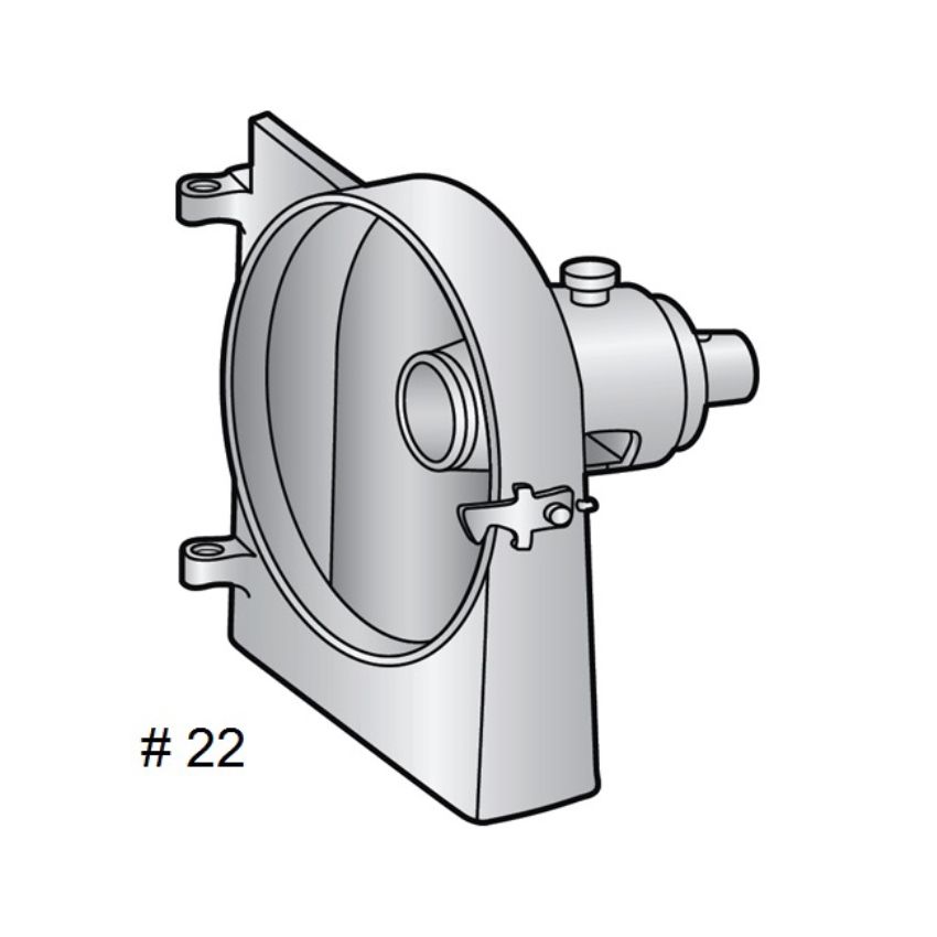 Alfa VS-22H # 22 Back Housing OEM # 24634-1 image 1