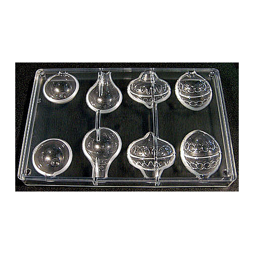 Chocolate Mold: Christmas Tree Ornaments